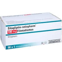 Sitagliptin-ratiopharm 100 mg Filmtabletten, 98 st, ratiopharm GmbH