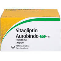 Sitagliptin Aurobindo 50 mg Filmtabletten, 98 st, PUREN Pharma GmbH & Co. KG