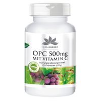 OPC 500 mg mit Vitamin C HerbaDirekt, 120 st, Warnke Vitalstoffe GmbH