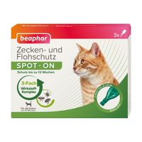 Zecken- und Flohschutz Spot-On für Katzen, 2,4 ml, Beaphar B.V.
