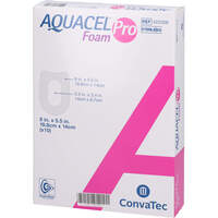 AQUACEL Foam Pro Ferse 14x19.8 cm Hydrof.Schaumv., 10 st, 1001 Artikel Medical GmbH