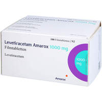 Levetiracetam Amarox 1000 mg Filmtabletten, 100 st, AMAROX PHARMA GmbH