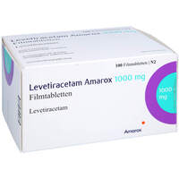 Levetiracetam Amarox 1000 mg Filmtabletten, 100 st, AMAROX PHARMA GmbH