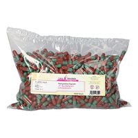 HARTGELATINEKAPSELN Gr.0 dunkelgr&uuml;n/schokobraun, 1000 Stk., Hecht-Pharma GmbH