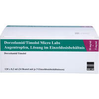 Dorzolamid/Timolol Micro Labs 20+5mg/ml ATR im EDB, 120x0,2 ml, Micro Labs GmbH