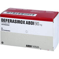 Deferasirox Abdi 90 mg Filmtabletten, 90 st, Abdi Farma GmbH