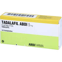Tadalafil Abdi 5 mg Filmtabletten, 14 Stk., Abdi Farma GmbH