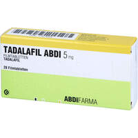Tadalafil Abdi 5 mg Filmtabletten, 28 Stk., Abdi Farma GmbH