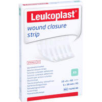 Leukoplast wound closure strip 6x38mm weiß, 10x6 st, Bsn Medical GmbH