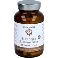 Glucomannan Bio Konjak Pulver 500 mg, 90 st, Senagold Naturheilmittel GmbH