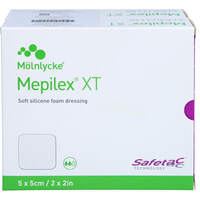 Mepilex XT 5x5 cm Schaumverband, 10 st, Eurimpharm Arzneimittel GmbH