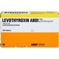 Levothyroxin Abdi 25 Mikrogramm Tabletten, 100 Stk., Abdi Farma GmbH