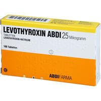 Levothyroxin Abdi 25 Mikrogramm Tabletten, 100 Stk., Abdi Farma GmbH