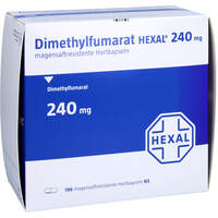 Dimethylfumarat HEXAL 240 mg magensaftres. Hartkp., 196 st, HEXAL AG