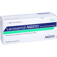 Lacosamid Aristo 50 mg Filmtabletten, 56 Stk., Aristo Pharma GmbH