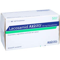 Lacosamid Aristo 50 mg Filmtabletten, 168 st, Aristo Pharma GmbH