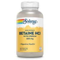 Betain HCl 650 mg + Pepsin Solaray, 250 st, Supplementa GmbH
