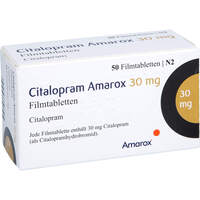 Citalopram Amarox 30 mg Filmtabletten, 50 Stk., AMAROX PHARMA GmbH