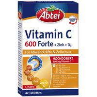 Abtei Vitamin C 600 Forte TF, 42 st, Perrigo Deutschland GmbH