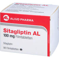 Sitagliptin AL 100 mg Filmtabletten, 98 st, Aliud Pharma GmbH