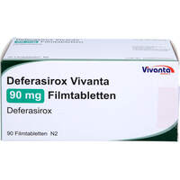 Deferasirox Vivanta 90 mg Filmtabletten, 90 st, Vivanta Generics s.r.o