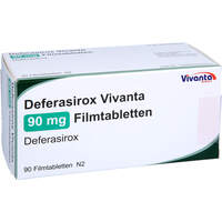 Deferasirox Vivanta 90 mg Filmtabletten, 90 st, Vivanta Generics s.r.o