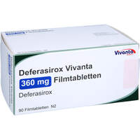 Deferasirox Vivanta 360 mg Filmtabletten, 90 st, Vivanta Generics s.r.o