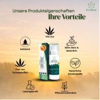 CBD 1000 Vitadol Gelenk Muskel Gel Salbe Arnika, 100 ml, Endower GmbH