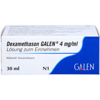 Dexamethason GALEN 4 mg/ml L&ouml;sung zum Einnehmen, 30 ml, Galenpharma GmbH