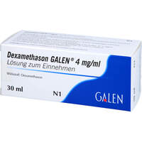 Dexamethason GALEN 4 mg/ml L&ouml;sung zum Einnehmen, 30 ml, Galenpharma GmbH