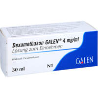 Dexamethason GALEN 4 mg/ml L&ouml;sung zum Einnehmen, 30 ml, Galenpharma GmbH