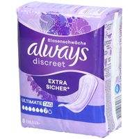 always Discreet Inkontinenz Einlage Ultimate Tag, 8 Stk., Halajot Einkaufs OHG