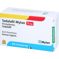 Tadalafil Mylan 5 mg Filmtabletten, 84 st, Eurimpharm Arzneimittel GmbH