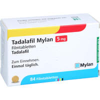 Tadalafil Mylan 5 mg Filmtabletten, 84 st, Eurimpharm Arzneimittel GmbH