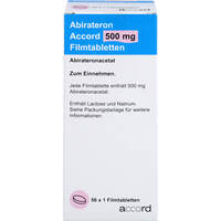Abirateron Accord 500 mg Filmtabletten, 56 Stk., Accord Healthcare GmbH