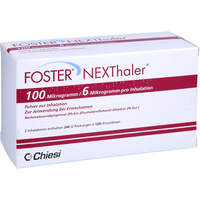 FOSTER NEXThaler 100/6 ug 120 ED Inhalationspulver, 2 Stk., Orifarm GmbH