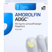 AMOROLFIN ADGC 50 mg/ml wirkstoffhalt. Nagellack, 3 ml, Zentiva Pharma GmbH