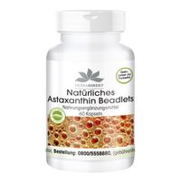 Nat&uuml;rliches Astaxanthin Beadlets, 60 st, Warnke Vitalstoffe GmbH