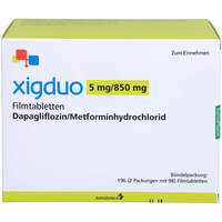 Xigduo 5 mg/850 mg Filmtabletten, 196 st, Eurimpharm Arzneimittel GmbH