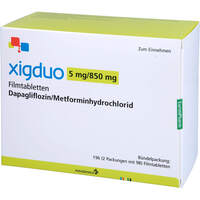 Xigduo 5 mg/850 mg Filmtabletten, 196 st, Eurimpharm Arzneimittel GmbH