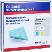 CUTIMED SORBACT HYDROACTIVE B GEL-V.7X8.5 CM HAFT., 12 st, Avitamed GmbH
