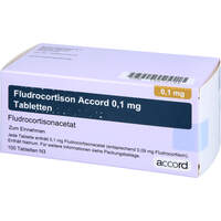 Fludrocortison Accord 0.1 mg Tabletten, 100 st, Accord Healthcare GmbH
