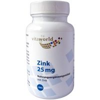 Zink 25 mg, 365 st, Vita World GmbH