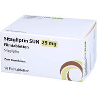 Sitagliptin SUN 25 mg Filmtabletten, 98 st, Sun Pharmaceuticals Germany GmbH