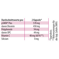 Dr. Jacob's Diosmin OPC ProVenis Polyphenole Acerola, 90 st, Dr. Jacob's Medical GmbH