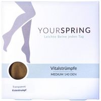 YOURSPRING medium transparent A-D 40/41 honig, 2 st, Belsana Medizinische Erzeugnisse