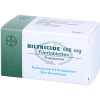Biltricide 600 mg Filmtabletten, 6 st, Orifarm GmbH