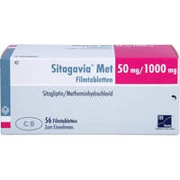Sitagavia Met 50 mg/ 1000 mg Filmtabletten, 56 Stk., TAD Pharma GmbH