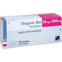 Sitagavia Met 50 mg/ 1000 mg Filmtabletten, 56 Stk., TAD Pharma GmbH