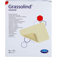 Grassolind Salbenkompressen 10x10 cm steril, 50 st, Eurimpharm Arzneimittel GmbH